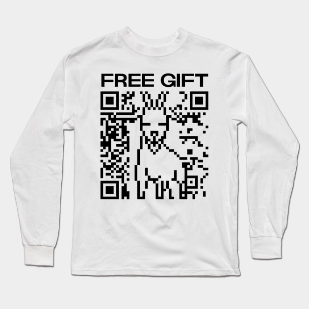 QR GOAT Long Sleeve T-Shirt by Lehjun Shop